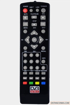 Пульт для DVB-T2 тюнера OTAU T2 T888 [DIST-5011]
