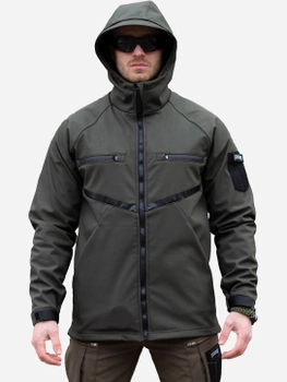 Тактична куртка утеплена BEZET Softshell Omega 6281 S Хакі (2000166796296)