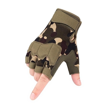 Тактичні рукавички безпалі літні Gloves Мультикам розмір XL (11800)