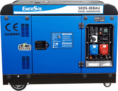 Генератор дизельний EnerSol SKDS-8EBAU 7.5 кВт