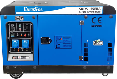 Генератор дизельний EnerSol SKDS-15EBA 12 кВт