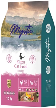 Сухий Корм Hermos Mystic Беззерновий для кошенят з Куркою 1.5 кг (8681692500270)