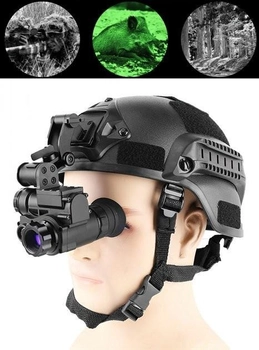 Монокуляр ночного видения с компасом и креплением на шлем NVG10 8608 Luxun Черный 63833