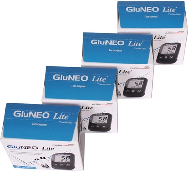 Тест-полоски GluNEO Lite INFS001L4 (4 упаковки)