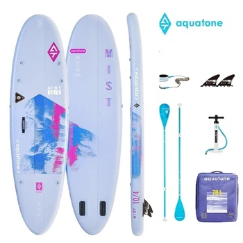 Универсальная надувная SUP доска сапборд AQUATONE WAVE Mist 10.4
