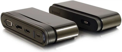 Док станція C2G USB-C на HDMI, DP, VGA, USB, Power Delivery до 65W (CG82392)
