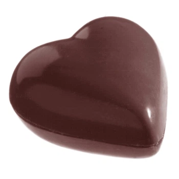 Форма для шоколада поликарбонатная Сердце 2х7,5 г Chocolate World FD-2175 CW