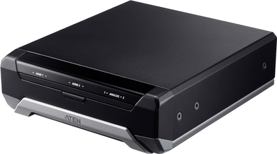 Пристрій захоплення та комутації відео Aten Camlive Pro Dual HDMI to USB-C UVC Black (UC3022-AT-G)
