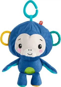 Підвіска - іграшка на дитячу коляску Фішер-Прайс Мавпеня Fisher-Price Activity Monkey and Ball (GRR32)