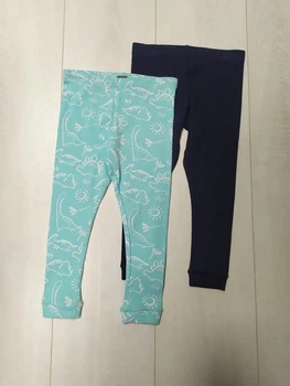 Легинсы бирюзовые и синие Динозавры 2шт Primark 92см (400091798)