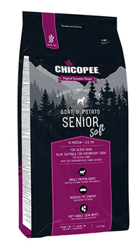 Беззерновой сухой корм для собак Chicopee HNL Soft Senior с козой и картофелем 12 кг (4015598023016)