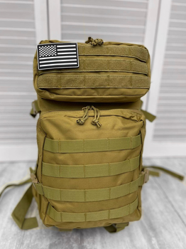 Тактический штурмовой рюкзак кайот U.S.A 45 LUX 10-0!