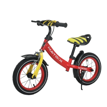Беговел велобег детский Tilly Matrix T-21259 Red 12" стальные диски | Беговел Тилли Матрикс 12" T-21259 Красный