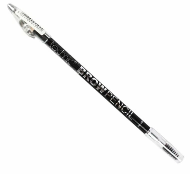 Карандаши для бровей с щёточкой и точилкой Technic Brow Pencil with Brush and Sharpener - Black