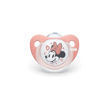 Пустышка Nuk Trendline Disney Mickey 6-18 мес., красная (3954017)
