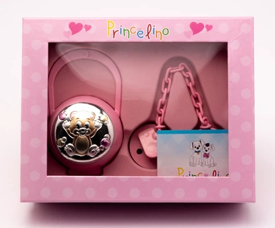 Детский набор для детей Prince Silvero 18х24см silver 925 Princelino MA/SL002-R
