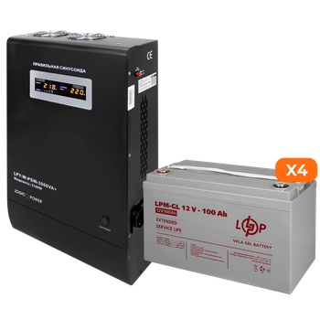 Комплект резервного питания LP (LogicPower) ИБП + гелевая батарея (UPS W3000 + АКБ GL 5600W)