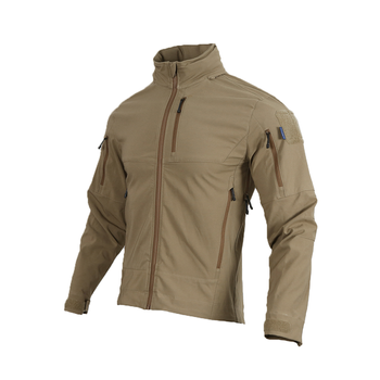 Куртка вітровка вітрозахисна Blue label fog windproof soft-shell Emerson Койот XL