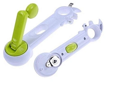 Открывалка универсальная механическая для банок и бутылок Kitchen Gadgets 6 в 1