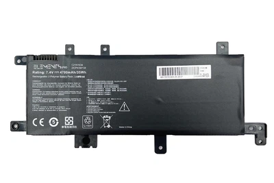Батарея Elements PRO для ноутбуків Asus Vivobook X542U R542UR A542U A580U F542U 7.4V 4700 mAh 35Wh (C21N1634-2S1P-4700)