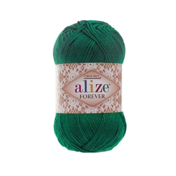 Турецька пряжа для в'язання Alize FOREVER (форева) 148 смарагд