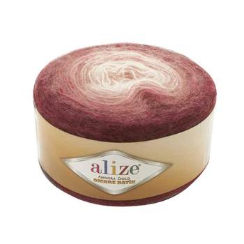 Турецкая пряжа для вязания ANGORA GOLD OMBRE BATİK (ангора голд амбре батик) 7247