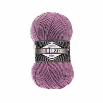 Турецкая пряжа для вязания ALIZE SUPERLANA MIDI (суперлана миди) 28 сухая роза