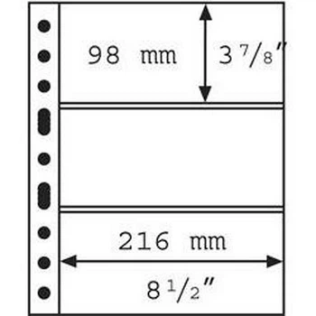 Лист до альбому Leuchtturm, GRANDE, для банкнот, 3С