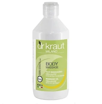 Антицелюлітне масажне масло з екстрактом плюща Dr.Kraut Massage oil cellulite 500 мл