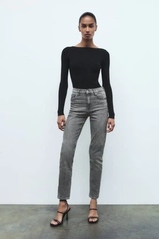 Джинсы Zara 9863/245 36 Серые