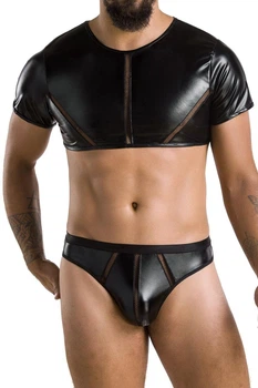 Мужское эротическое бельё Комплект 057 SET PETER Чёрный XXL/XXXL - Passion ( SO7635 ) Feromon