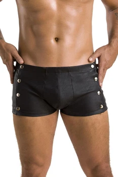 Мужское эротическое бельё шорты 048 SHORT DAVID Чёрный XXL/XXXL - Passion ( SO7617 )