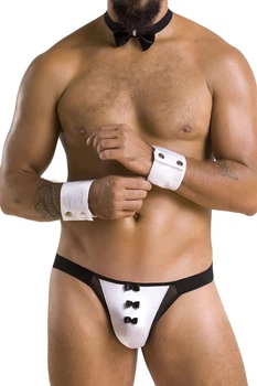 Мужское эротическое бельё Бармен 036 SET ALFRED Чёрный XXL/XXXL - Passion ( SO7581 ) Feromon