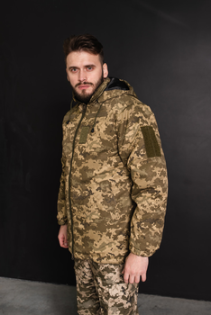 Куртка-бушлат военная мужская тактическая ВСУ (ЗСУ) Пиксель 8721 50 размер