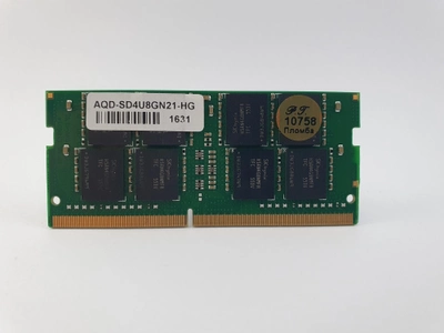 Оперативная память для ноутбука SODIMM Advantech DDR4 8Gb PC4-2133P (AQD-SD4U8GN21-HG) 10758 Б/У
