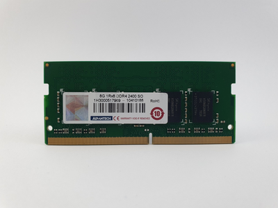 Оперативная память для ноутбука SODIMM Advantech DDR4 8Gb PC4-2400T (AQD-SD4U8GN24-HE) 10766 Б/У