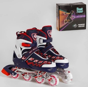 Детские роликовые коньки 22617-L Best Roller Синие размер 38-42