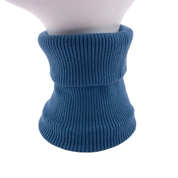 М'який в'язаний хомут "Рубчик Віскоза" one size 02212 Джинс Talvi