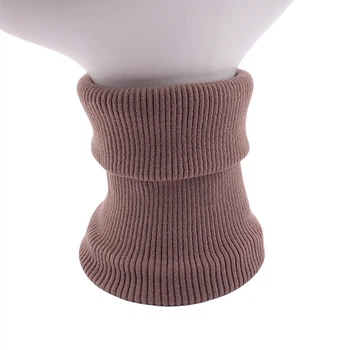 М'який в'язаний хомут "Рубчик Віскоза" one size 02212 Кава Talvi