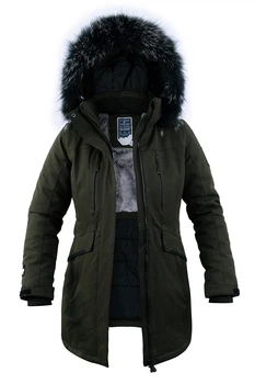 Парка женская Freever AF 21628 хаки S