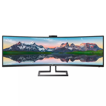 Монитор ЖК 48.8" Philips 499P9H/00 VA/5120х1440/70Гц/Display Port/HDMI/USB изогнутый экран Черный