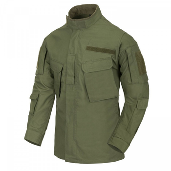 Китель (Полікоттон Ріпстоп) CPU - Polycotton Ripstop Helion-Tex Olive Green L/Regular Тактичний чоловічий