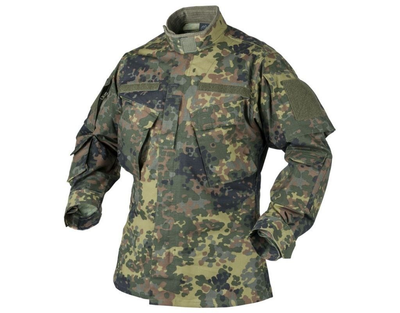 Китель унісекс (Ріпстоп) TCU - NyCo Ripstop Helikon-Tex Flecktarn L/Regular Тактичний