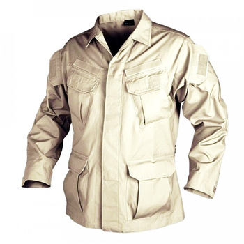 Китель унісекс (Бавовна Ріпстоп) SFU - Cotton Ripstop Helikon-Tex Khaki S/Regular Тактичний