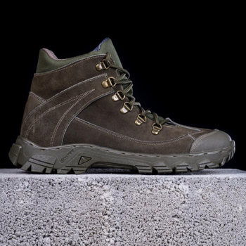 Тактичні черевики чоловічі Light Tactic 43 розмір 28,5 см шкіра і Кордура 1000D демісезонні з посиленими носоком і устілками Коричневий