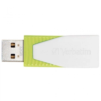 USB флеш накопитель Verbatim 32GB STORE'N'GO SWIVEL GREEN USB 2.0 (49815)