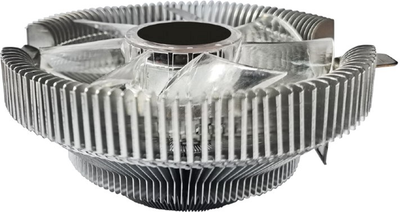 Кулер Gembird Processor Air Cooler 9 cm Transparent (CPU-HURACAN-X40)