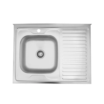 Кухонная мойка Kroner KRP Satin-6080L (0,6 мм) CV022825