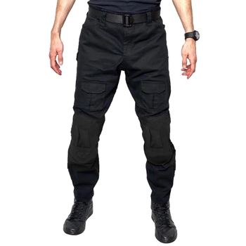 Штаны мужские Lesko B603 Black 30 размер брюки с карманами