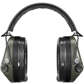 Професійні активні тактичні навушники Sordin Supreme MIL AUX SFA Slim HB PVC Олива 74508-06-С